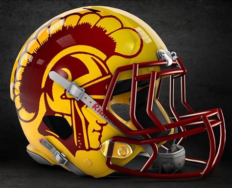 Usc Alternate Helmet Design Football Helmets College Football Teams College Football Helmets