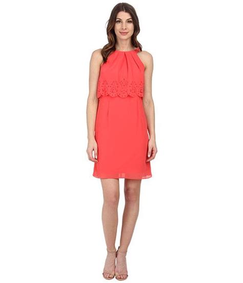 jessica simpson lace fit n flare red flare dress fit and flare cocktail dress coral dress red