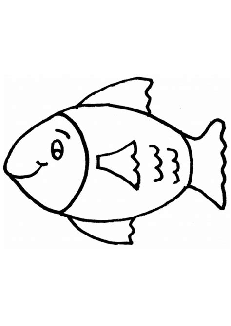 Coloring Pages Printable Fish Coloring Page For Kids