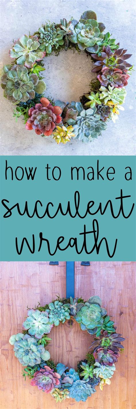 These Beautiful Succulent Wreaths Are Surprisingly Easy To Make A