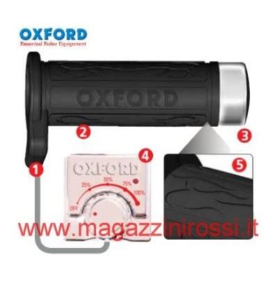 Manopole Riscaldanti Oxford Hotgrips Cruiser Per Moto C