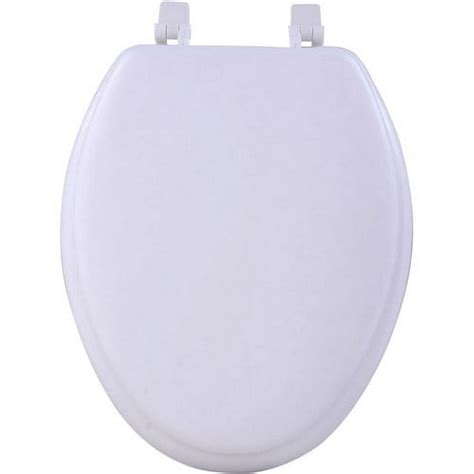 Achim Fantasia 19 Soft Elongated Vinyl Toilet Seat Elongated White