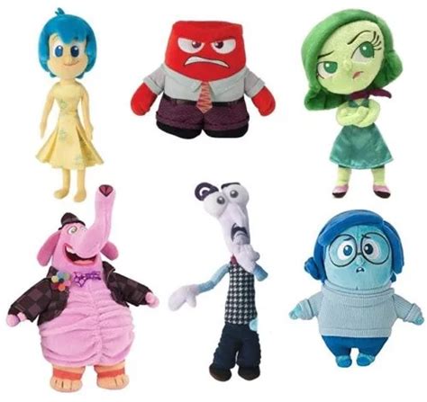 New Pixar Inside Out 6 10 Plush Soft Toy Joy Fear Disgust Anger