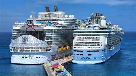 Biggest Cruise Ships In The World Royal Caribbean Msc Costa
