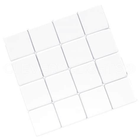 20 Square Glass Tiles 1 Inch Clear Tiles Glass Etsy