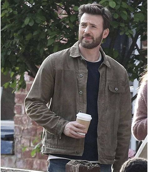 Film Chris Evans Ghosted Cotton Jacket Jackets Masters
