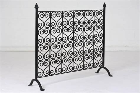 Modern metal fireplace screens, gold art deco firescreens, affordable colorful fireplace screens and more! Antique French Baroque Wrought Iron Fireplace Screen at ...