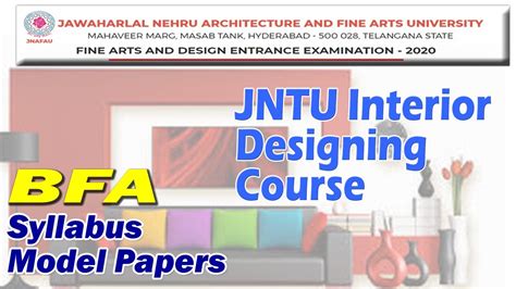 Interior Designing Coursesyllabus And Model Paperjawaharlal Nehru