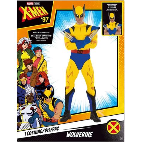 Adult Wolverine Costume Marvel X Men 97 Party City