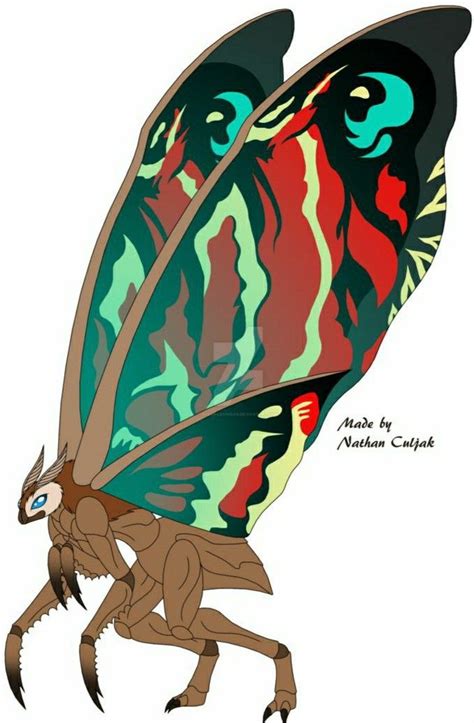 Titanus Mothra Kaiju Design Kaiju Art All Godzilla Monsters