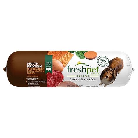 Freshpet Healthy And Natural Dog Food Fresh Multi Protein Roll 15lb
