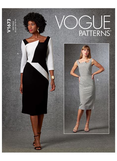 V1673 In 2021 Vogue Patterns Vogue Sewing Patterns Vogue Dress
