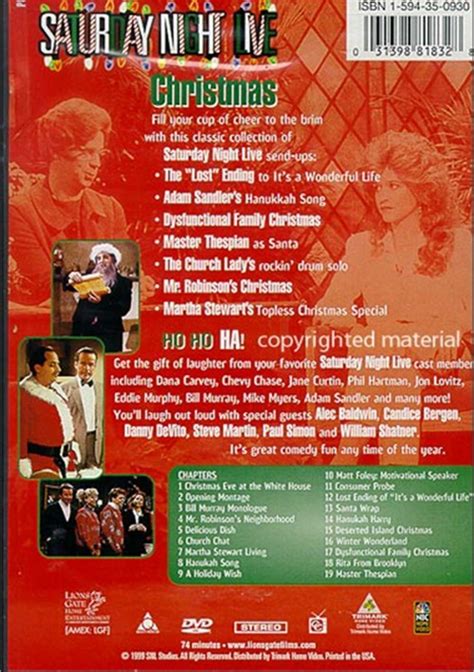 Saturday Night Live Christmas Dvd 1999 Dvd Empire