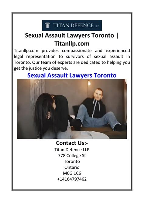 Ppt Sexual Assault Lawyers Toronto Powerpoint