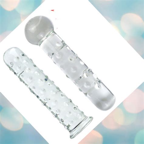 large glass dildo anal sex toy glass dildo anal beads big etsy