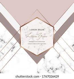 Luxury Background Hexagon Shape Golden Line Stock Vector Royalty Free