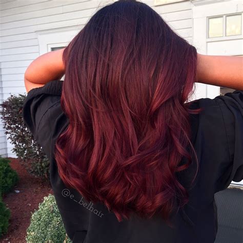 Loving This Dark Red Color Wine Hair Brunette Hair Color Dark Red Hair