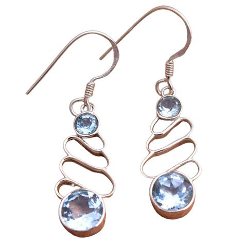 Amazon Com Kanika Jewelry Trove Sterling Silver Blue Topaz