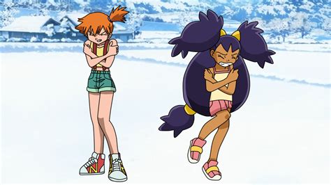 Pc Misty And Iris Shivering From The Cold By Aquamimi123 On Deviantart