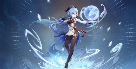 Ganyu Splash Art Art Anime Character