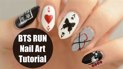 Bts logo png you can download 31 free bts logo png images. #BTS #Run Inspired Nail Art Tutorial | N.Y.A.N ...