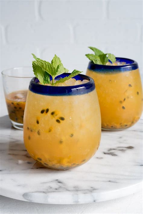 Tropical Passion Fruit Moscow Mules Recipe Fruit