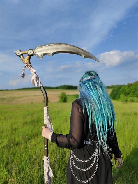 Scythe Grim Reaper Cosplay Death Sickle Witch Cosplay Etsy Australia
