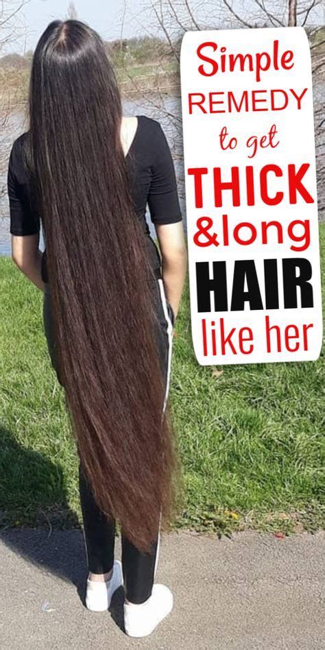 Finally She Reveals The Trick That Made Her Hair Grow Thick And Long