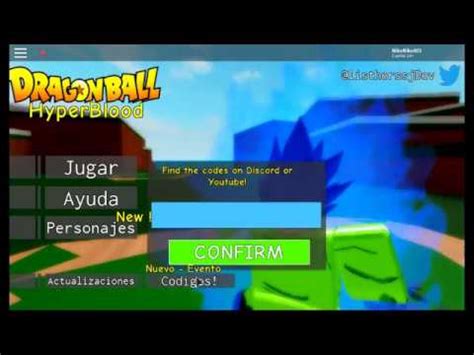 To redeem codes in roblox hyper blood, click on the codes button at the bottom of the main menu when you load into the game. Dragon Ball Hyper Blood || Como conseguir SSJ ICE - YouTube