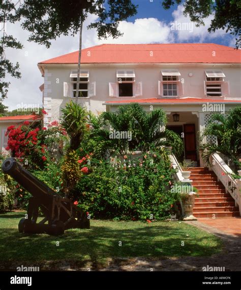 Barbados Sunbury Plantation House Stock Photo Alamy
