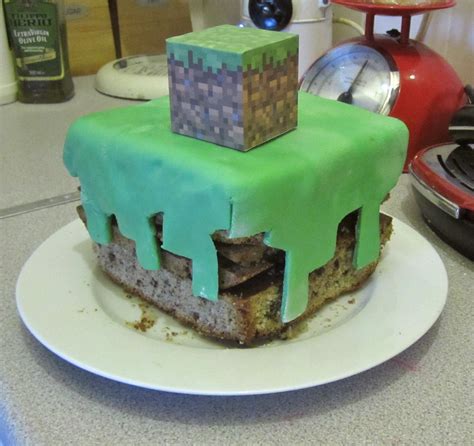 How To Make A Minecraft Cake With Pictures Instructables