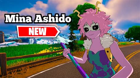New Mina Ashido Skin Gameplay Fortnite X Mha Part 2 My Hero
