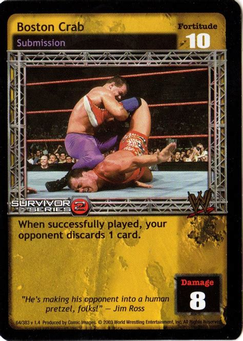 Boston Crab Wwe Raw Deal Maneuvers Submissions Carte Blanche