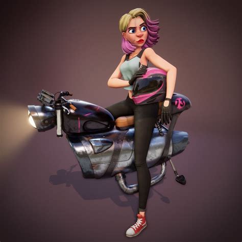 Complete Workflow for creating a Stylized 3D Female Action Character