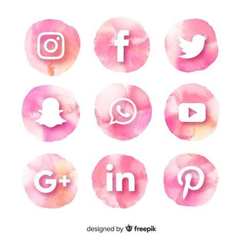 Contact aesthetic icons on messenger. Коллекция Freepik: Advanced Social Media | Social media ...