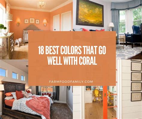 18 Colors That Go Well With Coral For Interior Design 2023