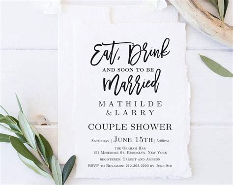 printable couples wedding shower invitations jenniemarieweddings