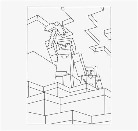 Minecraft Armour Coloring Pages