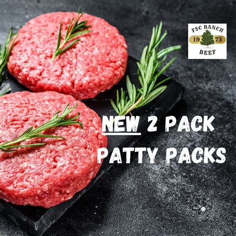 New 2 Pack Patty Packs Fred Smith Company Sports Club