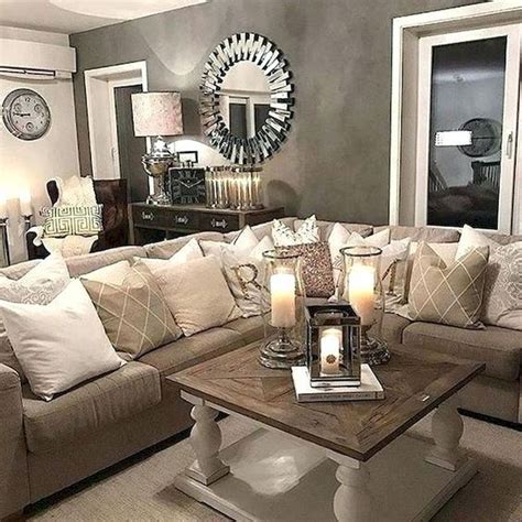 20 Grey And Tan Living Room