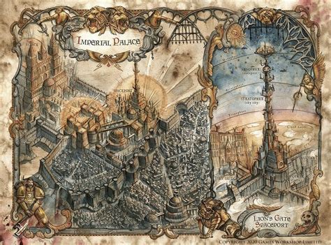Siege Of Terra The First Wall Map By Francesca Baerald R