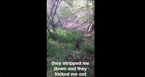 hunter finds naked man in the woods video goes viral oklahoma city