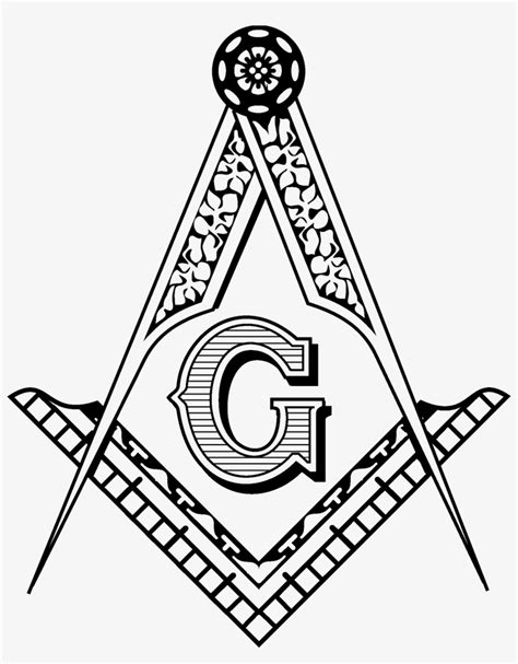 Emblem Of Masonic Brotherhood Masonic Square And Compass Transparent
