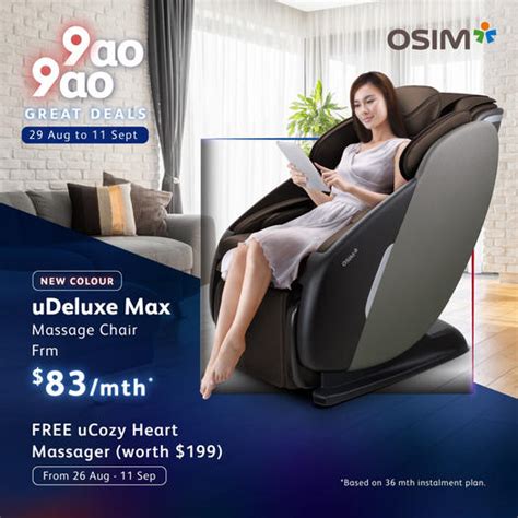 29 Aug 11 Sep 2022 Osim Udeluxe Max Massage Chair Promotion Sg