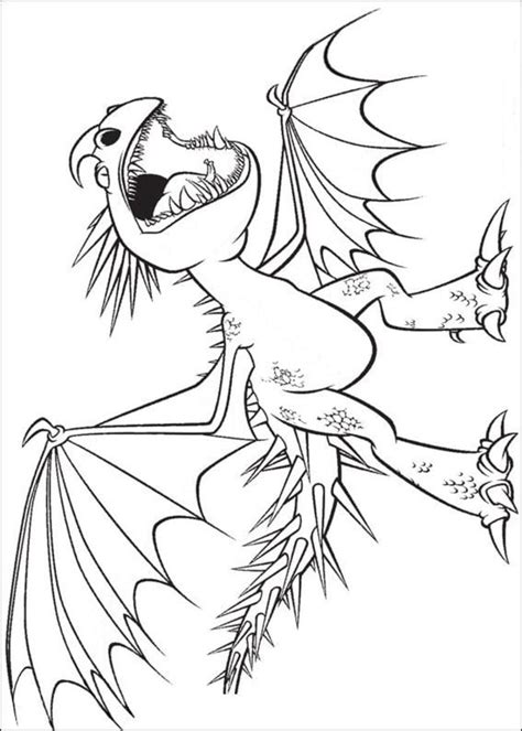 Dibujos Para Colorear Cómo Entrenar A Tu Dragón Imprimible Gratis