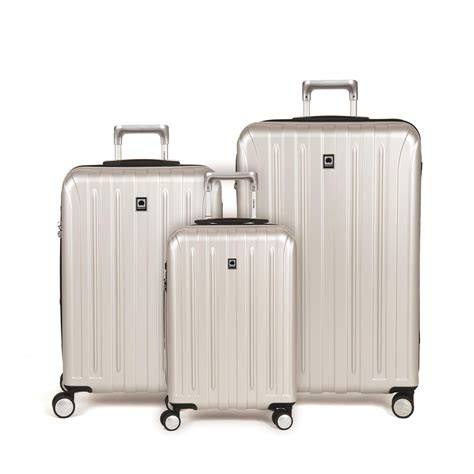 Delsey Paris Titanium 3 Piece Hardside Luggage Set 21 Carry On 25