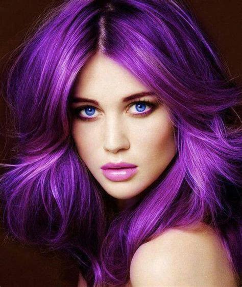 Would Be Fun To Try In October Gorgeous In Purple Hair Girl With