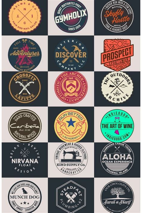 I Will Design A Circular Round Badge Label Patch Emblem And Vintage