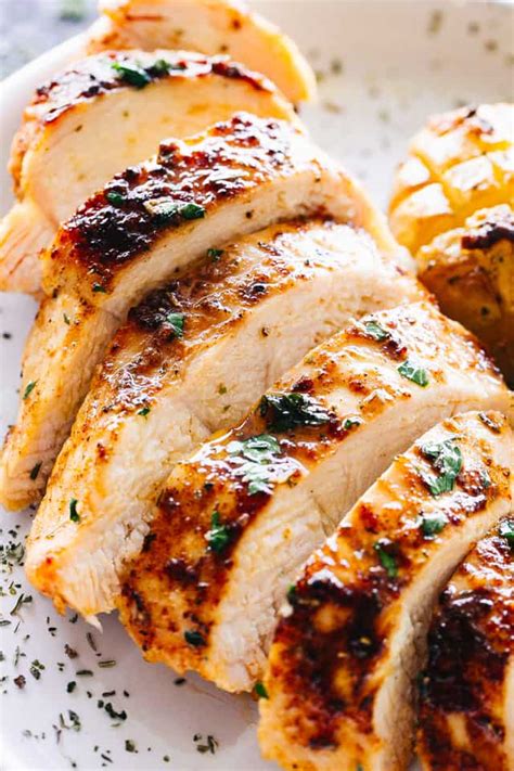 This juicy baked chicken breast recipe at 450 degrees is fast, easy, and will be the most delicious chicken you've ever had. Oven Baked Chicken Breasts | The BEST Way to Bake Chicken ...