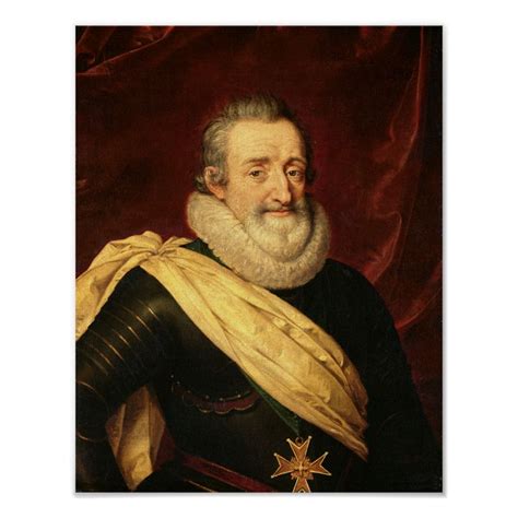 Portrait Of Henri Iv King Of France Poster In 2021